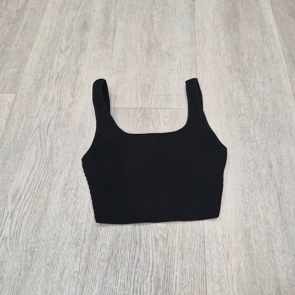 Babaton Black Cropped Top Size Small